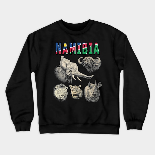 Big Five Namibia Safari Crewneck Sweatshirt by scotch